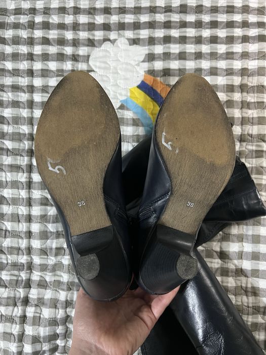 Шкіряні сапоги осінь весна