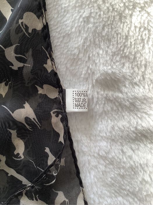 Nowa chustka czarna szal w koty