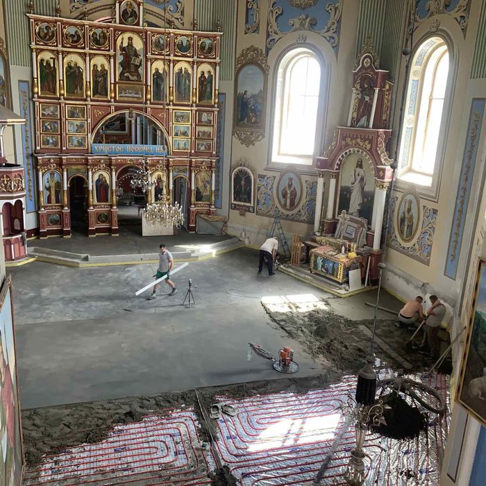 Стяжка та штукатурка