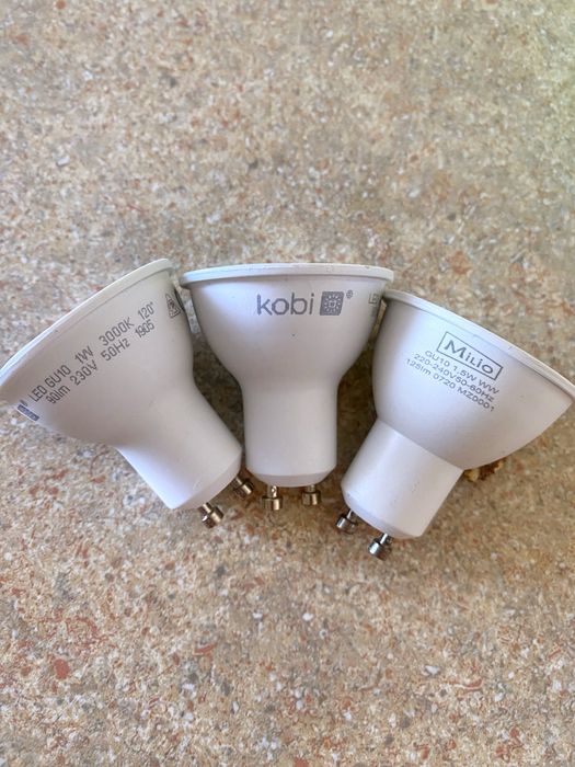 Żarówki LED 1,5W, GU10, komplet