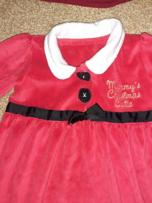 Плаття, сукня новорічна 12-18  місяців, 3-6 років