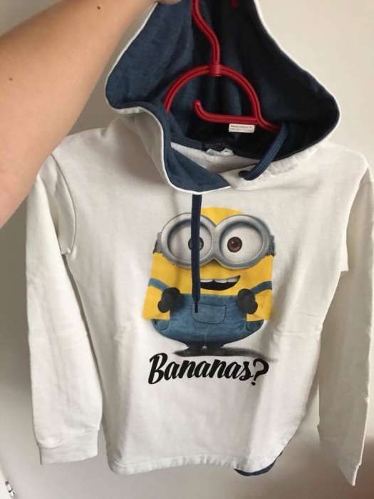 Biała bluza Minionki