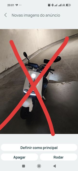 Vende esta mota elétrica