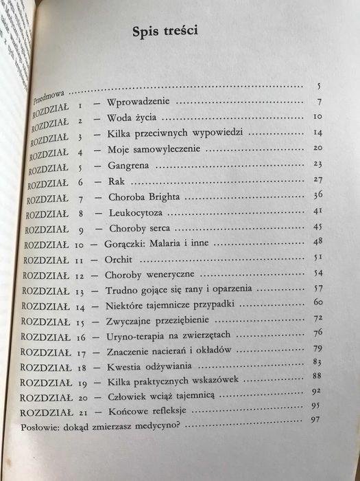 /Urynoterapia/ Woda życia Zasady urynoterapii UNIKAT