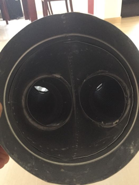 Trójnik Y ocynk, czerpnia, wyrzutnia, wentylacja, rekuperacja -2 szt