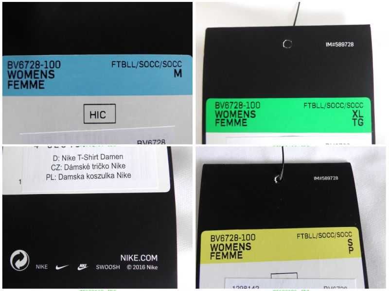 T-Shirt Koszulka Damska NIKE DRI-FIT biała S M XL sportowa