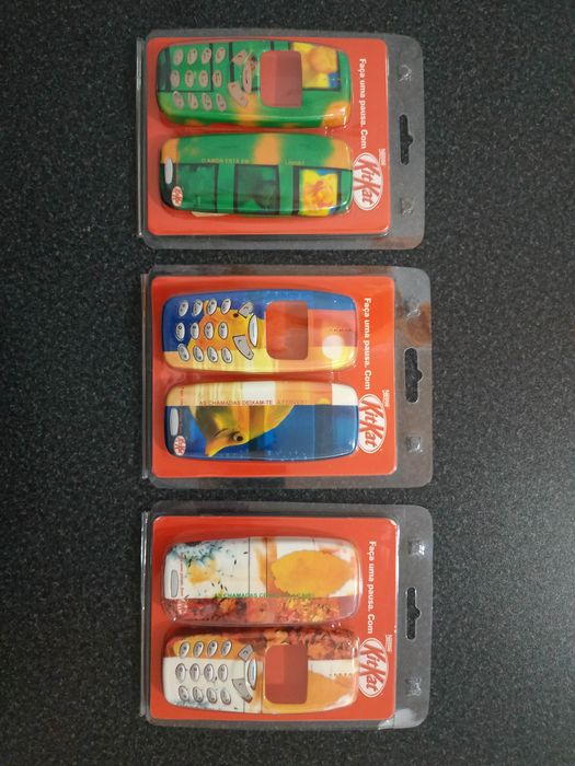 Lote 3 capas KitKat Estações do Ano