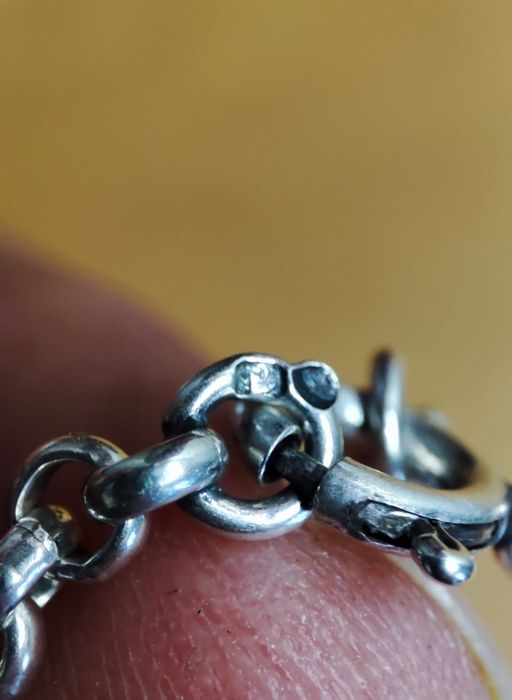 Fio de Prata Antigo Malha Cordão.