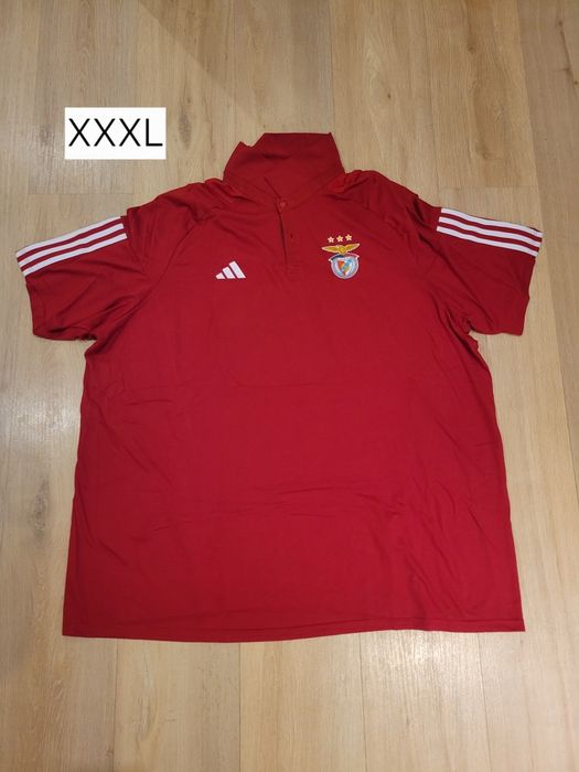 Polo Benfica Adidas XXXL vermelho