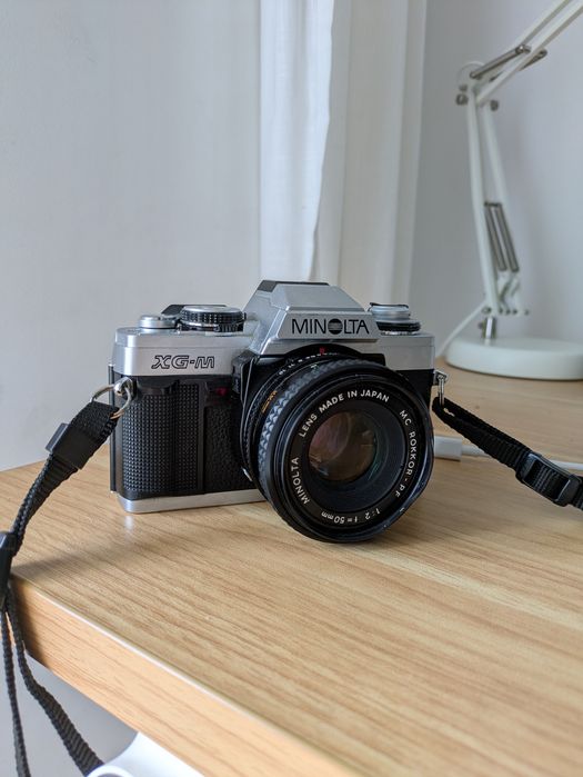 Câmera Minolta xg m