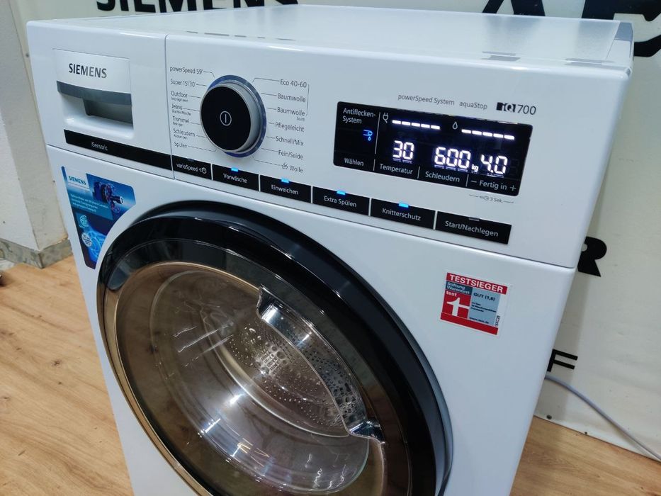 Стиральная, пральна машина Siemens™ iQ700 Power Speed System. 2021 рік