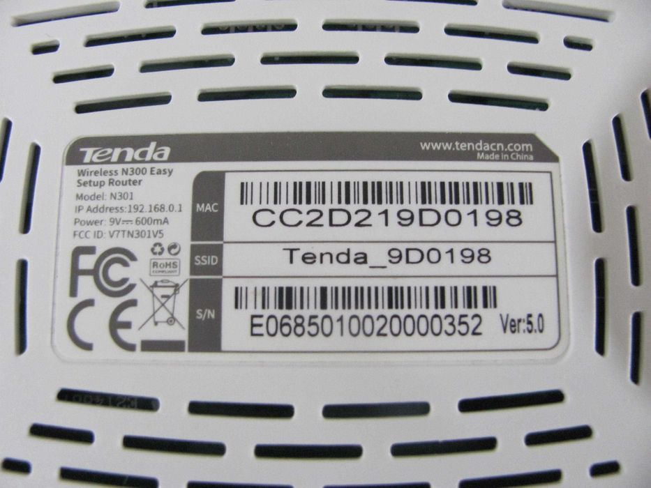 Router bezprzewodowy Tenda N301 (xDSL; 2,4 GHz)
