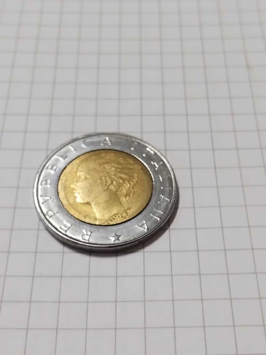 Moeda L 500 republica italiana  1995