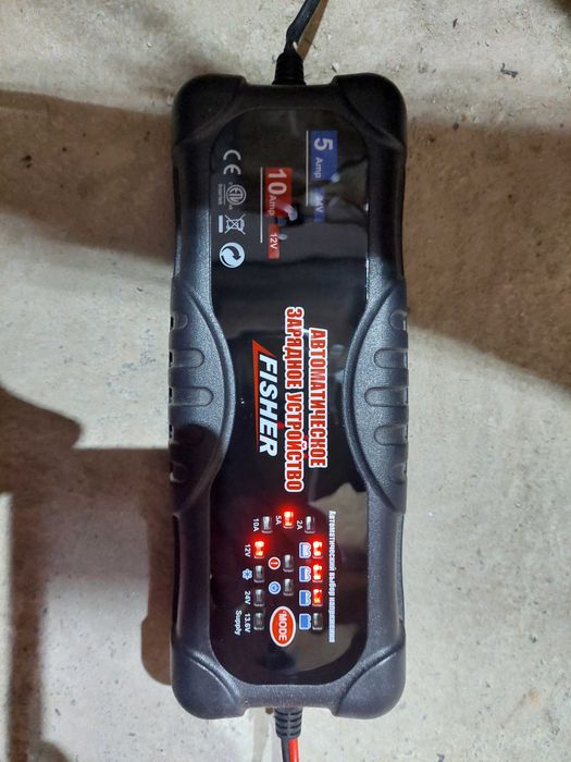 Зарядний пристрій Fisher 2/5/10 А 12/24 В