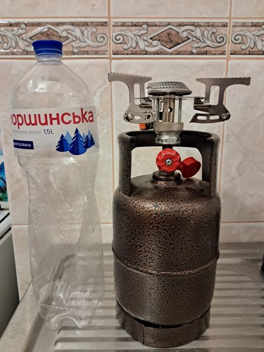 Газовий балон 2л , пальник