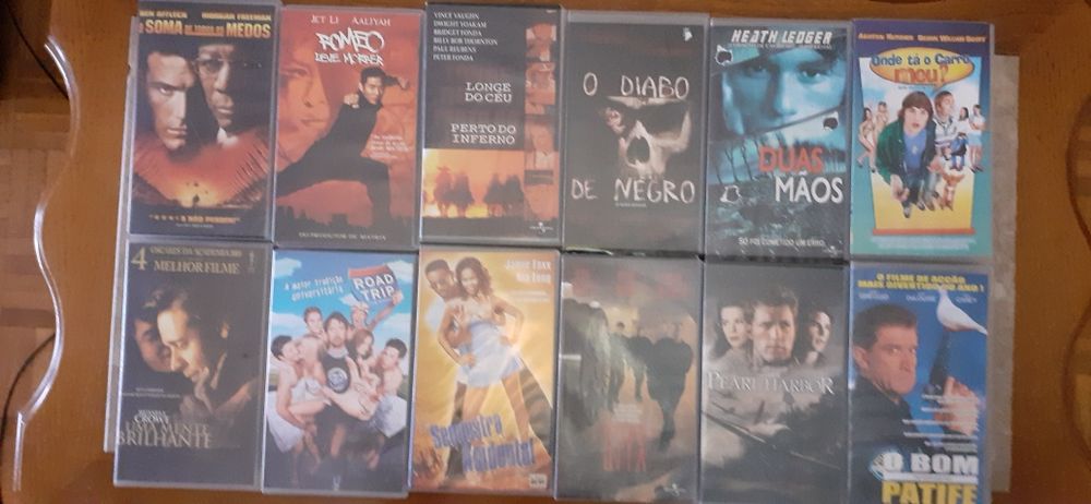 Cassetes video usadas