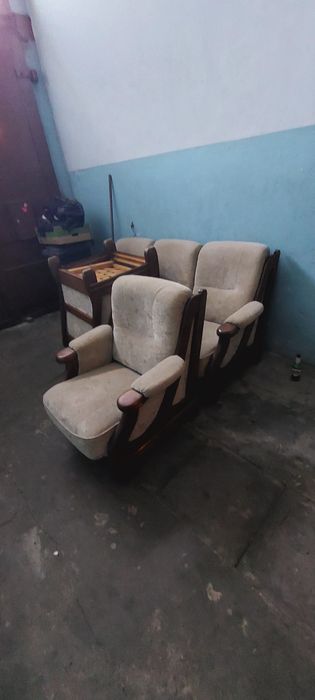 Wypoczynek Holenderski sofa i dwa fotele