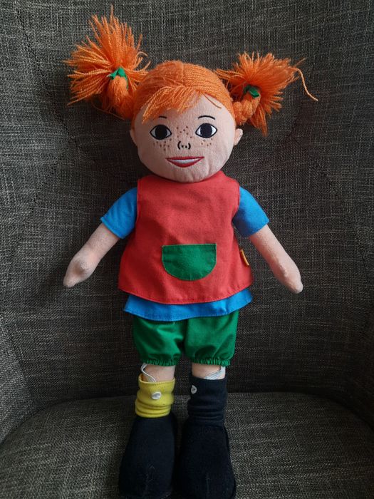 Pippi Langstrumpf i koń - maskotki