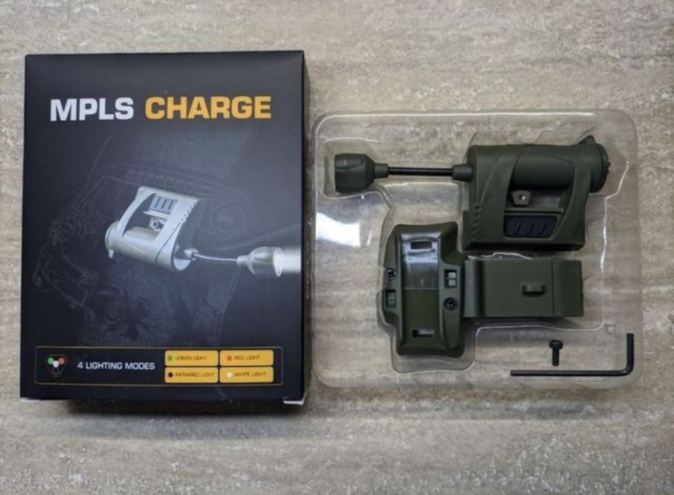 Тактичний ліхтарик MPLS , ліхтарик на каску