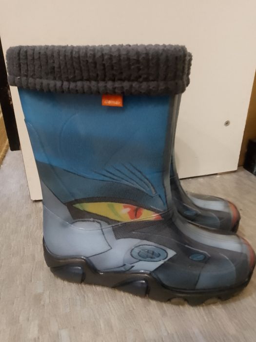 Сапожки чоботи резові утеплені demar р. 34 35