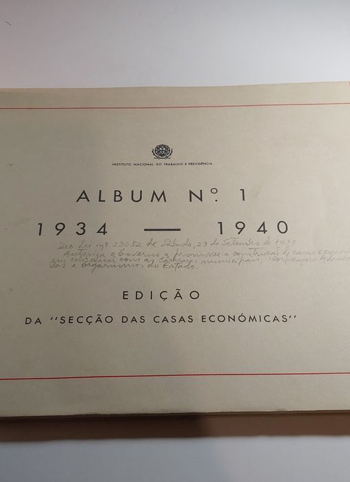 Bairros de Casas Económicas, Álbum N° 1 (1934-_1940)