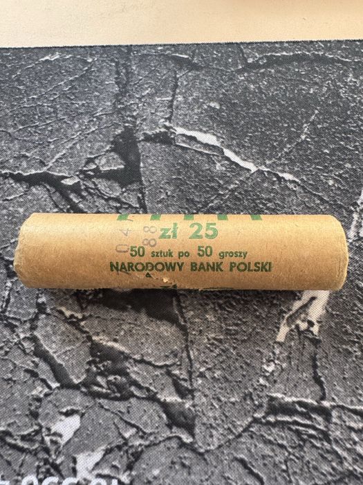 PRL Rulon bankowy 50 groszy 1987 rok