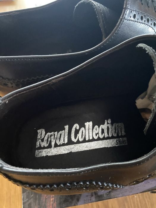 Eleganckie skorzane wloskie pantofle