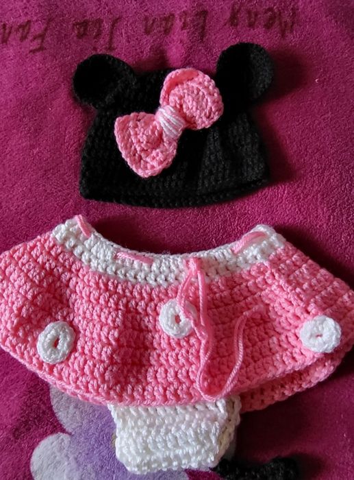 Костюм малышке для фотосессии микки маус 6-12мес