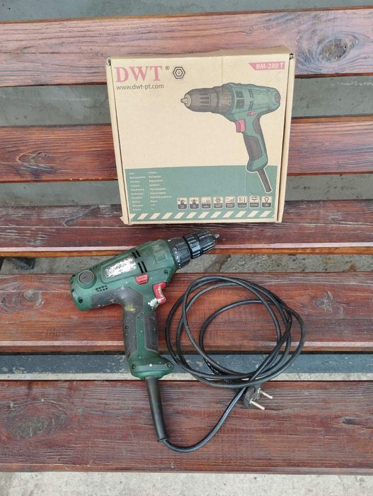 Шуруповерт DWT, шуруповёрт сетевой ДВТ
