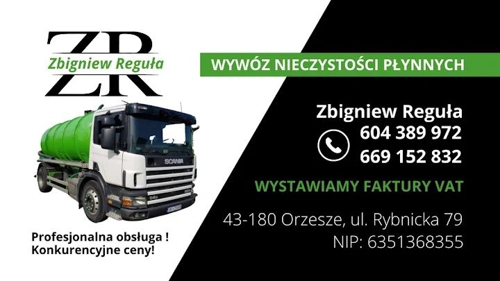 Usługi Asenizacyjne.Wywóz szamba