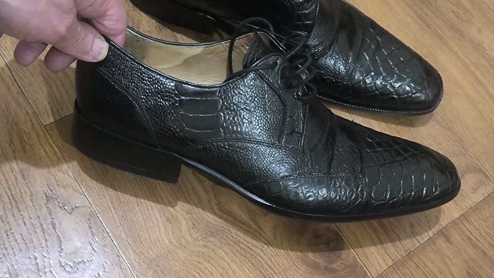 Крокодила шкура туфли 43+