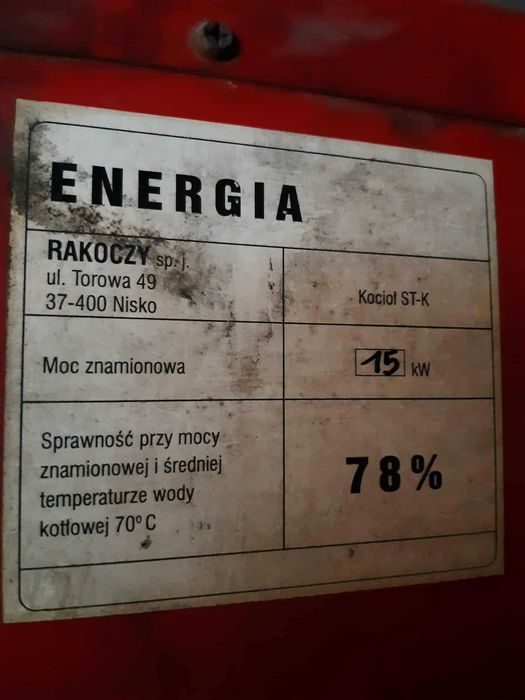 Piec CO wegiel/ drewno