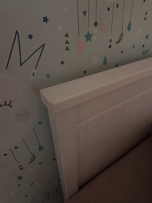 Łóżko hemnes ikea z materacem