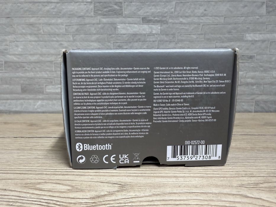 Garmin Approach S42 — GPS-годинник для гольфу, новий, у коробці