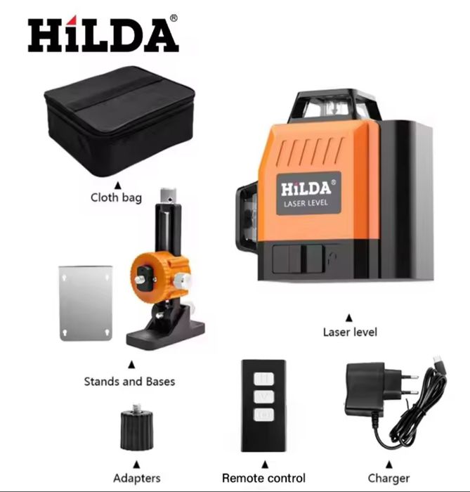 Лазерний рівень 3д 12ліній