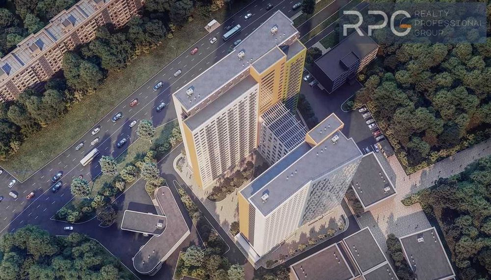 Продам видову 1к квартиру 43м2, К Twin House ( Твін хаус ), вул. Крайня