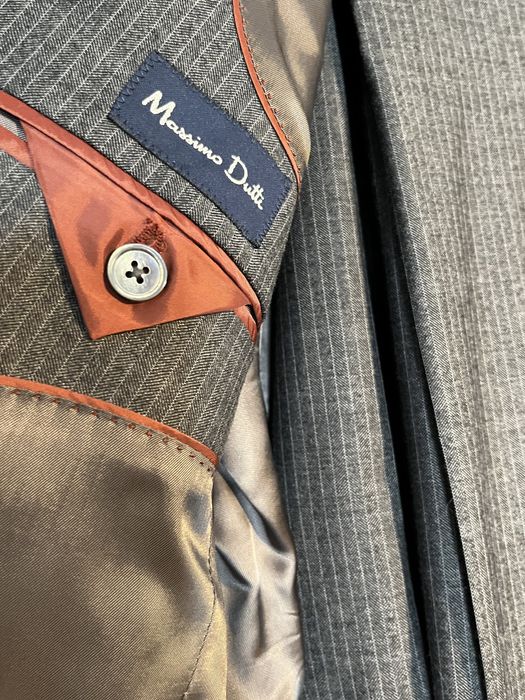 Fato Homem Massimo Dutti Cinzento