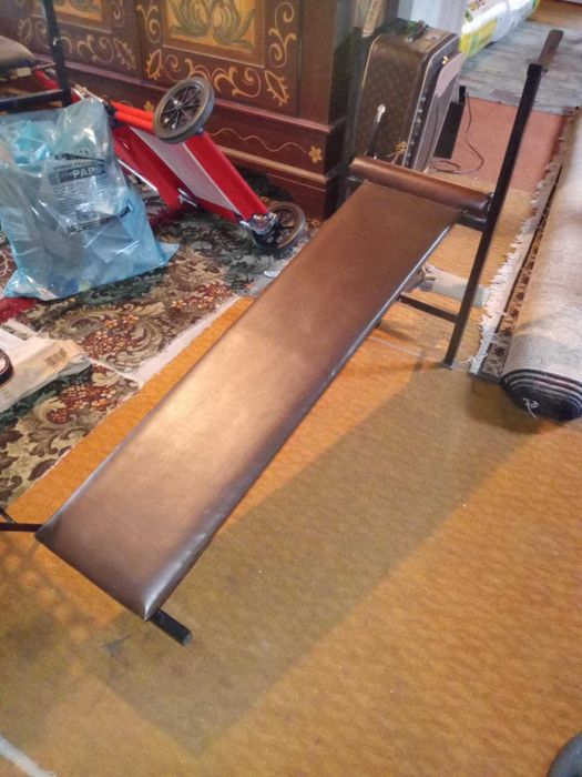 Ławka do ćwiczeń, do brzuszków, sztanga