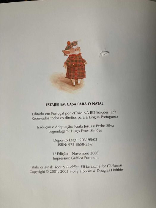 Estarei em Casa para o Natal, de Holly Hobbie