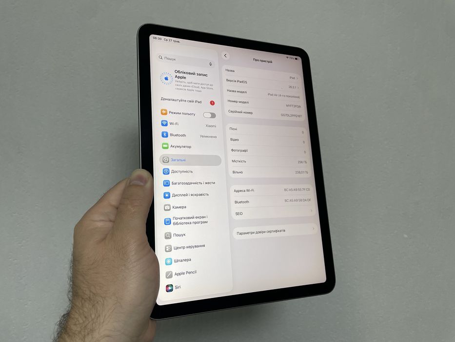 iPad Air 4 2020 256gb Space Gray