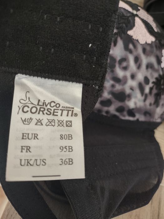 Bielizna damska biustonosz 80 B, majtki s/m