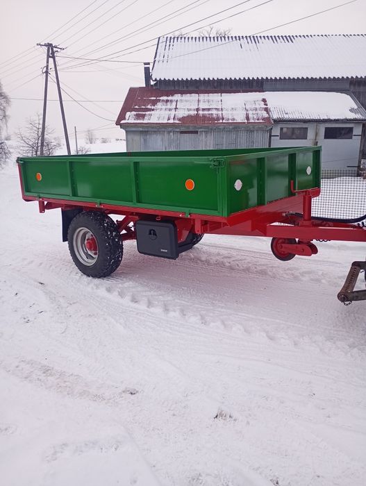 Przyczepa wywrotka kiper 3str. Ład ok 3.5t