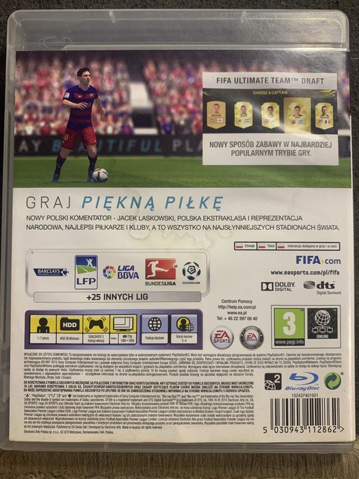 Fifa 16 ps3 piłka fifunia