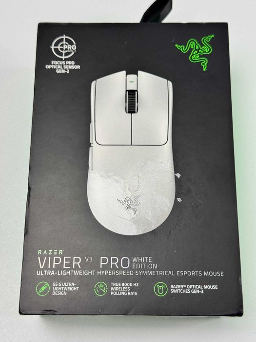 Бездротова ігрова миша Razer Viper V3 Pro White (‎RZ01-05120200-R3G1)
