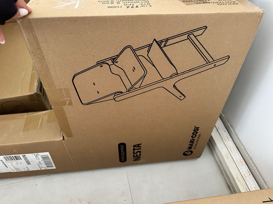 Cadeira de papa maxi cosi com kit recem nascido. Nova!