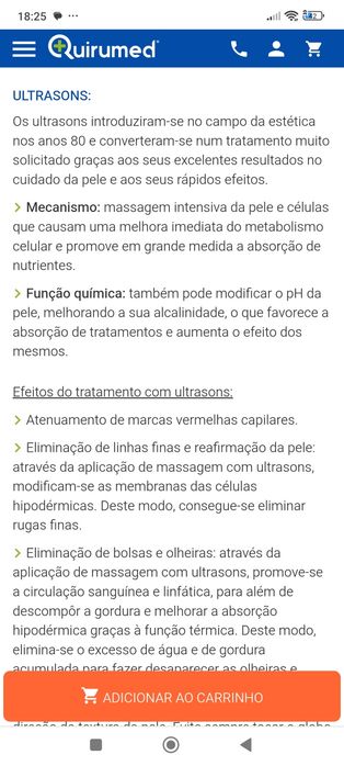Aparelho de ultrassom e mesoterapia
