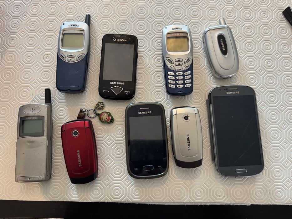 Lote 9 Samsungs Antigos p/ Colecionadores