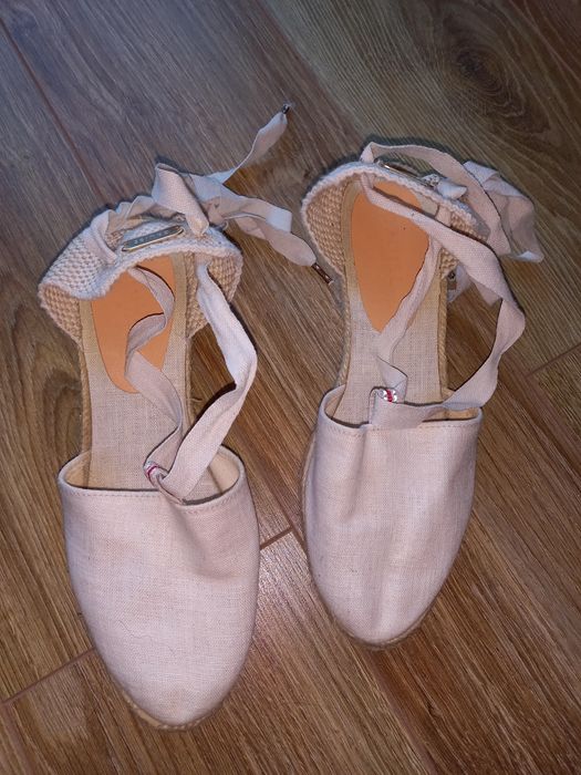 Materiałowe espadryle damskie