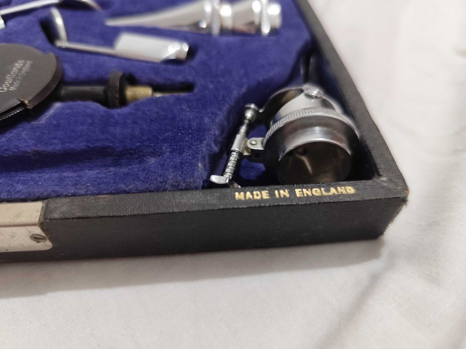 Conjunto de diagnóstico oftalmoscópio de otoscópio GOWLLANDS England