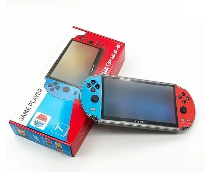 Портативна ігрова консоль X12 Plus ретро приставка з дисплеєм 7 дюймів